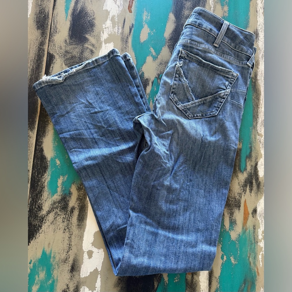 Ariat Women's Boot Cut Jeans in Medium Blue Wash